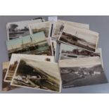 Postcards, small selection of Pembrokeshire cards, 40+. (B.P. 21% + VAT)