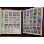 Box with mint and used commonwealth stamps in various albums, good range of countries, 100s of