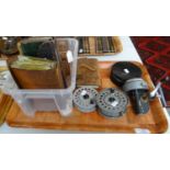 Assorted fishing tackle to include: Hardy Alex fixed spool fishing reel, Hardy The Viscount centre