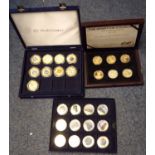 Collection of coinage to include; the Winston Churchill gold plated six coin set, Westminster