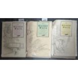 Three volumes of 'The Journals of Gilbert White', edited by Francesca Greenoak, printed by