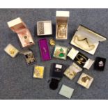 Collection of costume and other jewellery, to include: Henley Glamour bangles and watch, brooches,