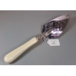 Victorian silver presentation trowel presented by the 'Trustees of the Hartland Wesleyan Chapel,