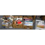 Four boxes of modern and vintage books mostly military interest to include; various medal yearbooks,