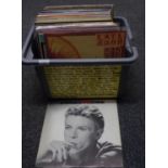 Collection of vinyl LP records to include: David Bowie, The Best of the Monkees, The Beatles, Kate