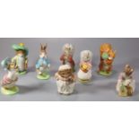 Collection of eight Beswick Beatrix Potter figurines to include: 'Timmy Tiptoes', 'Peter Rabbit', '
