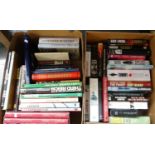 Two boxes of military history and interest books to include: various first editions: 'Tommy' Richard