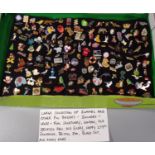 Collection of enamel and other pin badges to include: Old Speckled Hen, Bristol Zoo, various animals