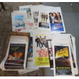 Box of Italian Locandina film posters to include; 'Al Lupo, Al Lupo', Claude Van Damme '