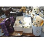 Two trays of boxed Merrythought teddy bears, to include: Millennium, Marie Curie Cancer Care, 2013