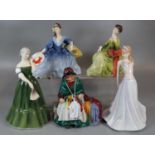 Four Royal Doulton lady figurines to include: Royal Doulton Chelsea 'Zoe' HN4208, 'Elyse' HN2429, '