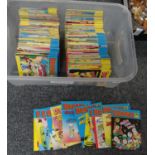 Box of pocket size 1980s 'Dandy' and 'Beano' comics. (B.P. 21% + VAT)