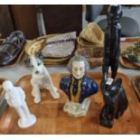 Group of assorted ceramic figures, to include: Royal Doulton Classics Images surprise study of a