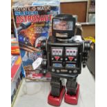Japanese SH Rotate -o-matic Super Astronaut Automatic Action Robot figure, battery operated