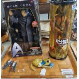 Playmate Toys Command Collection original Star Trek Mr Spock figure, in original packaging, a Hasbro