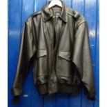 Faux leather Airforce bomber jacket. (B.P. 21% + VAT)