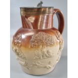 19th century English Stoneware harvest/beer jug. (B.P. 21% + VAT)