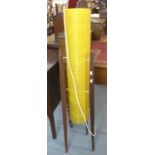 Mid century cylinder design and teak floor/standard lamp. (B.P. 21% + VAT)