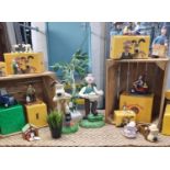 Large collection of Coalport and other 'Wallace and Gromit' figurines and figure groups, mostly in