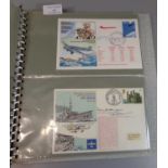 Great Britain collection of RAF covers in album 1969 to 1981 period many signed. (B.P. 21% + VAT)