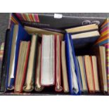 Large box with all World collection of stamps in various albums & stock books, many 100's of stamps.
