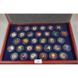 The Morgan Mint, complete Elvis Movies Colorized Half Dollars in original case with COA. (B.P. 21% +