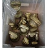 Box containing various brass weights; Avery Ltd and others. (B.P. 21% + VAT)