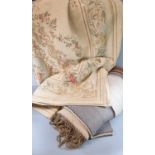 Modern tapestry design woven damask tablecloth or wall hanging by Evans Lichfield Ltd and a