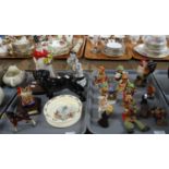 Two trays of mostly china to include: Goebel, Hummel figurines of children, some with animals, Royal