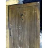 Rustic wooden door with lion mask knocker. (B.P. 21% + VAT)