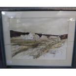 Alfred Gregory Eagers (Welsh 20th Century), 'Abereiddy, Pembs', signed to the mount in pencil,