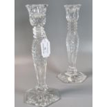 Pair of Waterford crystal 10" 'Bethany' candlesticks in original box. (B.P. 21% + VAT)