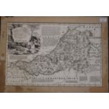 After Thomas Kitchen, original uncoloured map of Cardiganshire. Unframed. (B.P. 21% + VAT)