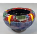 Modern Poole pottery 'Infusion' concave bowl. 24cm diameter. (B.P. 21% + VAT)