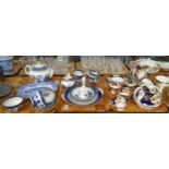 Three trays of china to include: a 21 piece Royal Albert English bone china 'Heirloom' design teaset