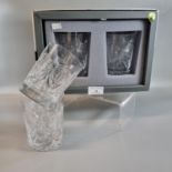 Two boxed pairs of Waterford crystal 'The Millennium Collection' toasting double old fashions