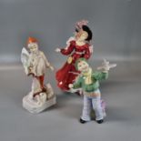 Two Royal Worcester bone china figurines to include: 'Boys and Girls Come our to Play Flight' and '