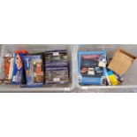 Two boxes of assorted diecast model vehicles to include: Maisto Assembly Line and Premier Edition,