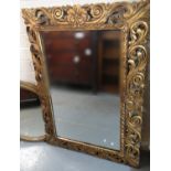 Modern Florentine style gilt wood mirror. 85x120cm approx.(B.P. 21% + VAT)