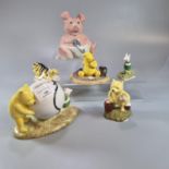 Collection of Royal Doulton 'The Winnie The Pooh Collection' figurines, to include: 'Piglet