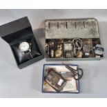 Collection of assorted modern and vintage dress watches, various, to include: gold plated