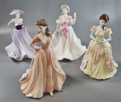 Four Coalport ladies of Fashion figurines to include: 'Heather', 'Demetria', 'Jacqueline' figurine