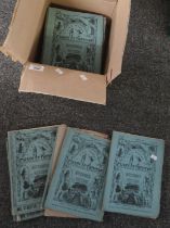 Box of 33 Victorian (1876-1879) 'The Works of Charles Dickens Household Edition' published by