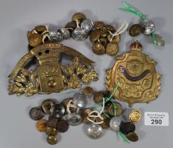 Tin of assorted Military buttons, various. (B.P. 21% + VAT)