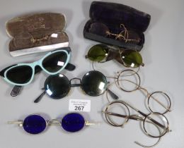 Bag of assorted vintage gents spectacles and other similar glasses. (B.P. 21% + VAT)