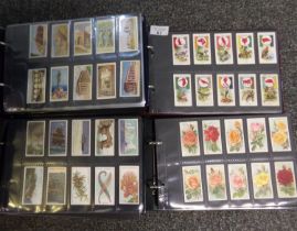 Cigarette cards , a collection of mostly Players and Wills sets in four boxed albums, good range