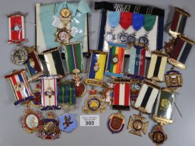 Collection of Royal and Ancient Order of Buffalos Lodge Jewels/Medals, various. (B.P. 21% + VAT)
