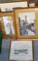 Group of assorted watercolours and furnishing prints, various. (B.P. 21% + VAT)