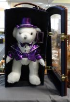 A Lee Capozzi Special Edition Millennium Keepsake teddy bear in original suitcase style case. (B.