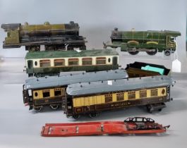 Hornby O gauge three rail electric tin plate 442 locomotive number '4073 Caerphilly Castle',